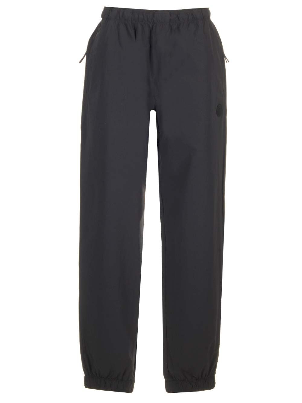 Al Duca D'Aosta Moncler Joggers Neri In Nylon Tecnico Stretch