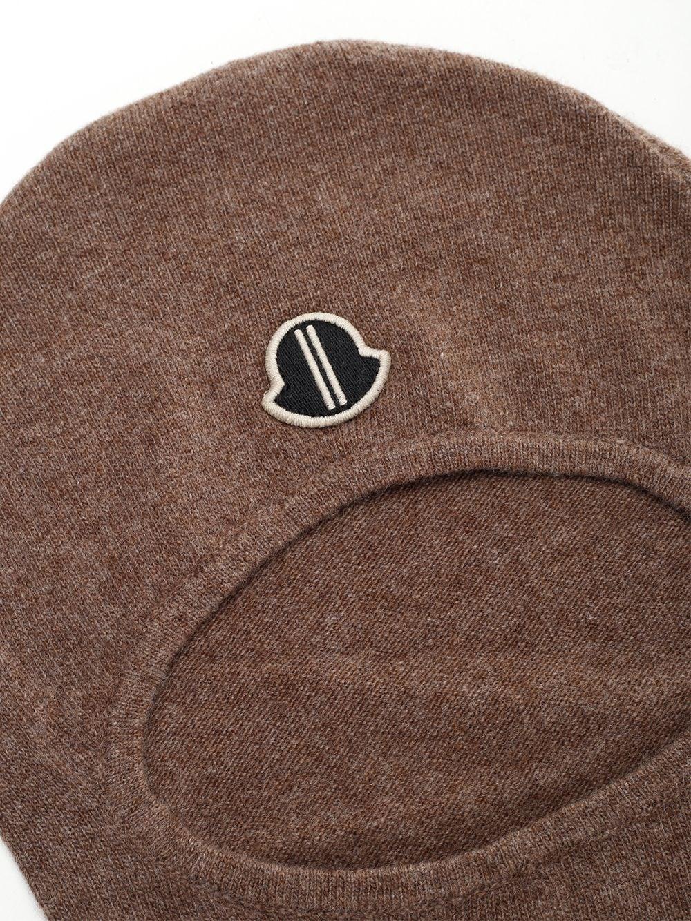 Al Duca D'Aosta Moncler X Rick Owens Passamontagna Lana Cashmere