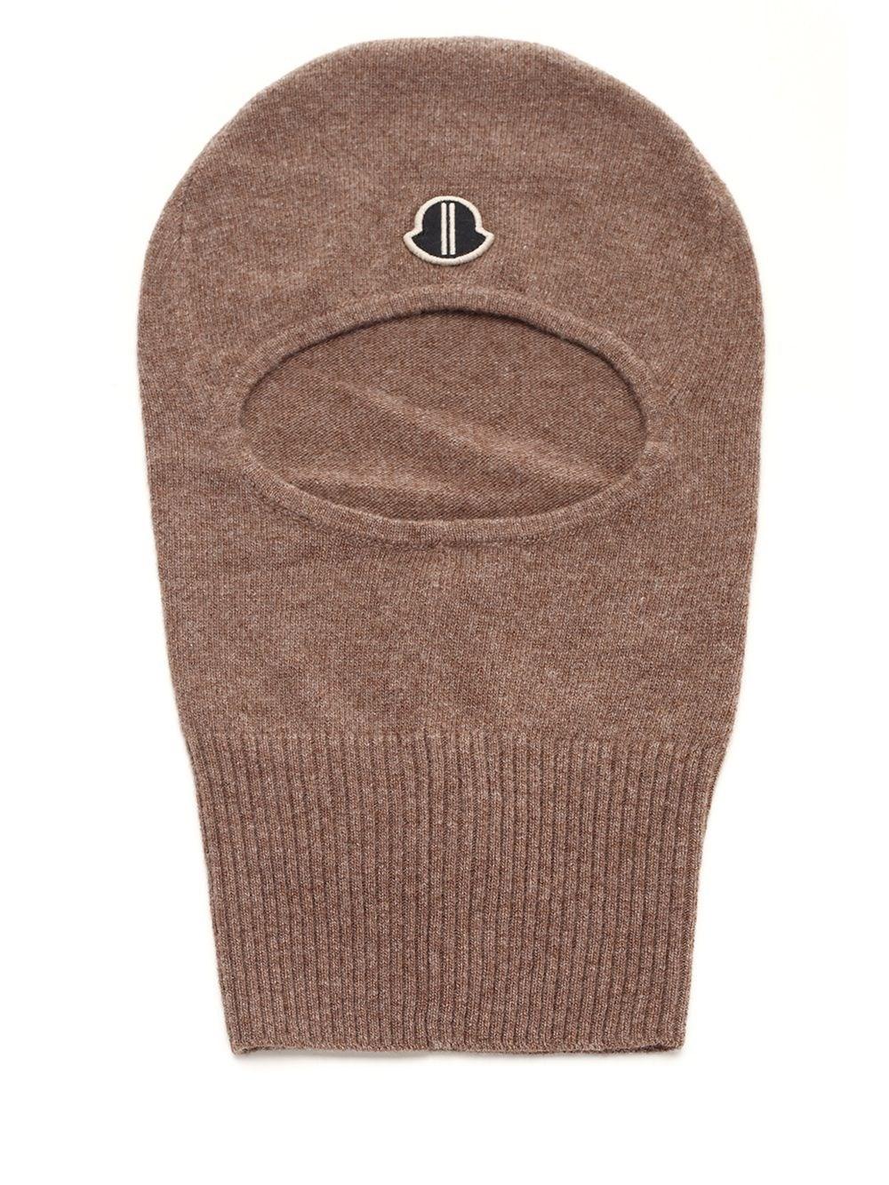 Al Duca D'Aosta Moncler X Rick Owens Passamontagna lana cashmere