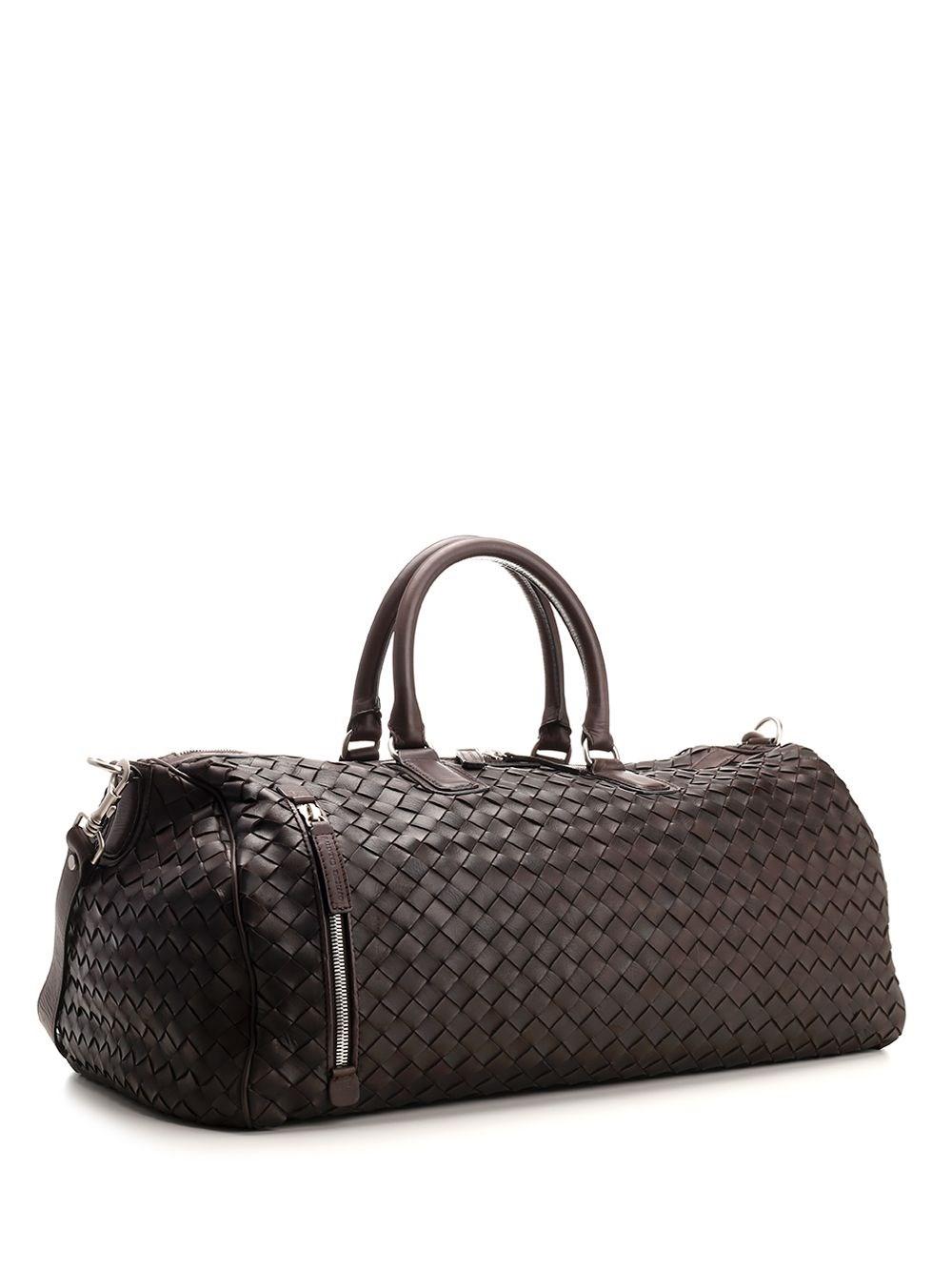 Al Duca D'Aosta Officine Creative Borsone Intrecciato "Armor 01" Caffè
