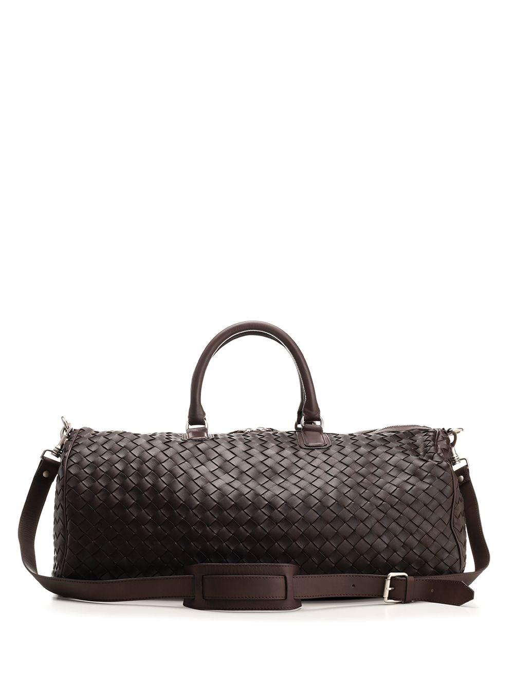 Al Duca D'Aosta Officine Creative Borsone Intrecciato "Armor 01" Caffè