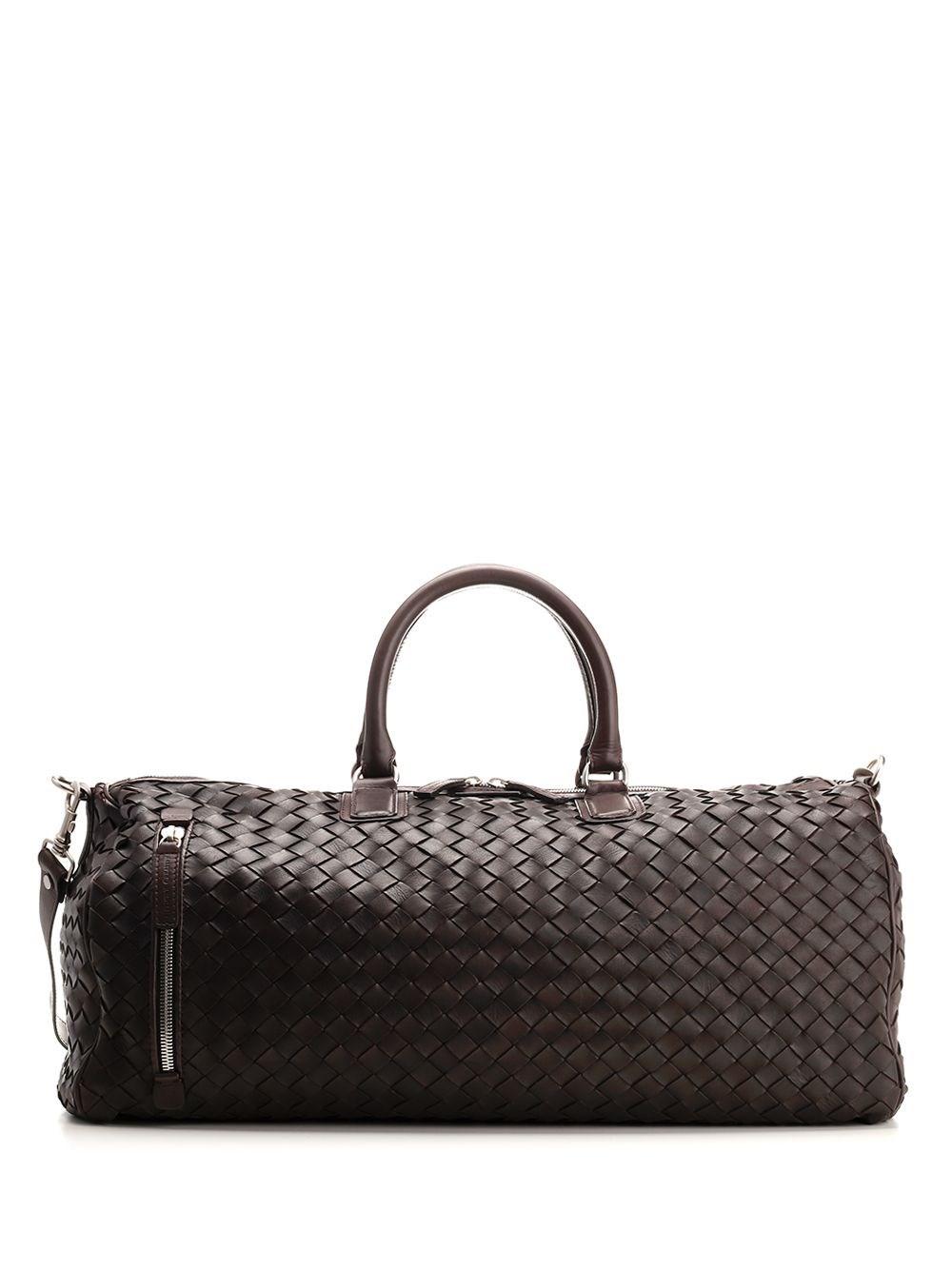 Al Duca D'Aosta Officine Creative Borsone intrecciato "Armor 01" caffè