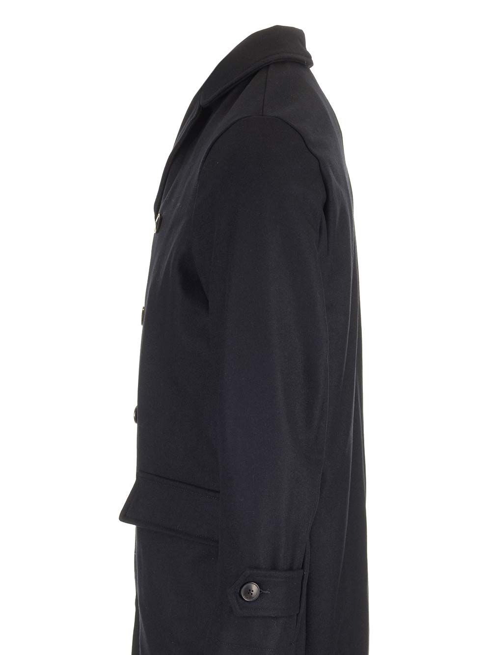 Al Duca D'Aosta Original Vintage Cappotto Doppioetto Blu