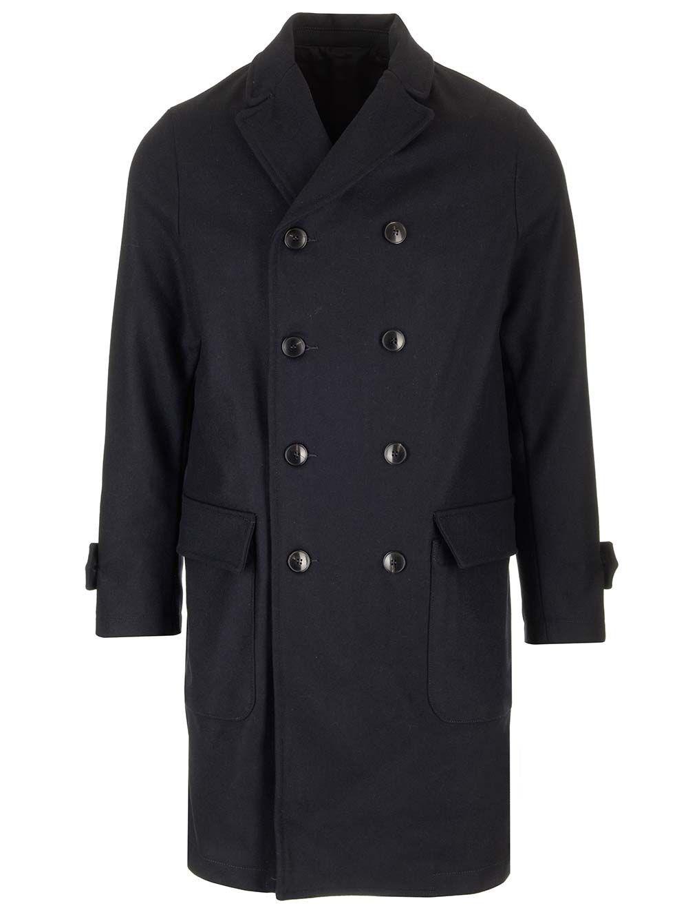 Al Duca D'Aosta Original Vintage Cappotto doppioetto blu