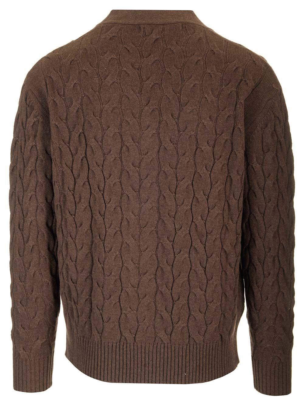 Al Duca D'Aosta Original Vintage CARDIGAN MISTO CASHMERE