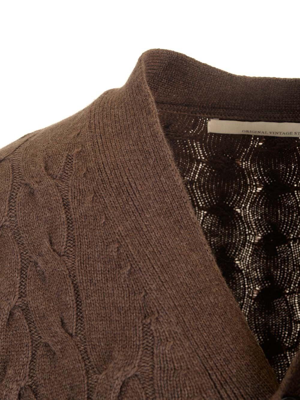 Al Duca D'Aosta Original Vintage CARDIGAN MISTO CASHMERE