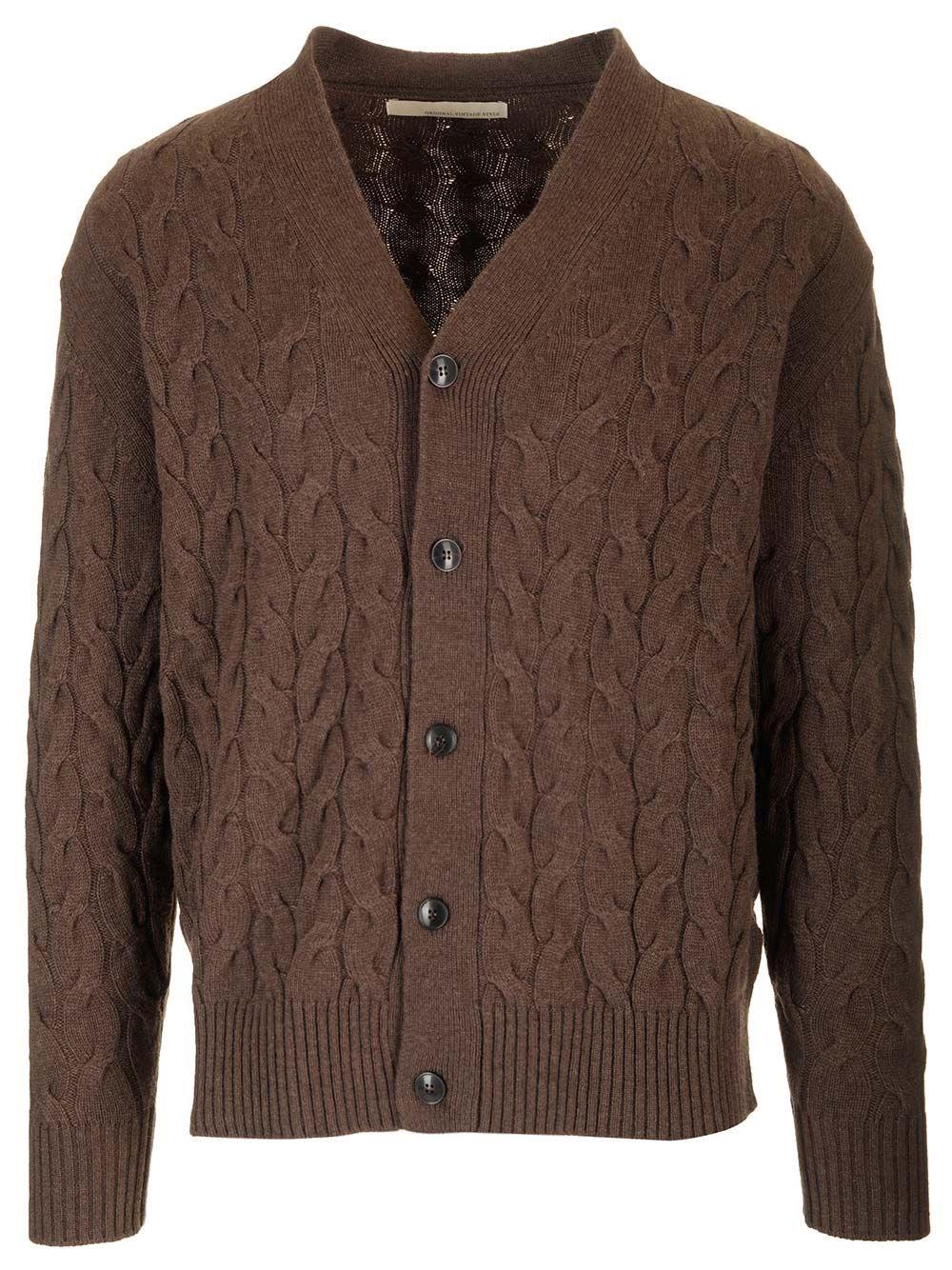Al Duca D'Aosta Original Vintage CARDIGAN MISTO CASHMERE