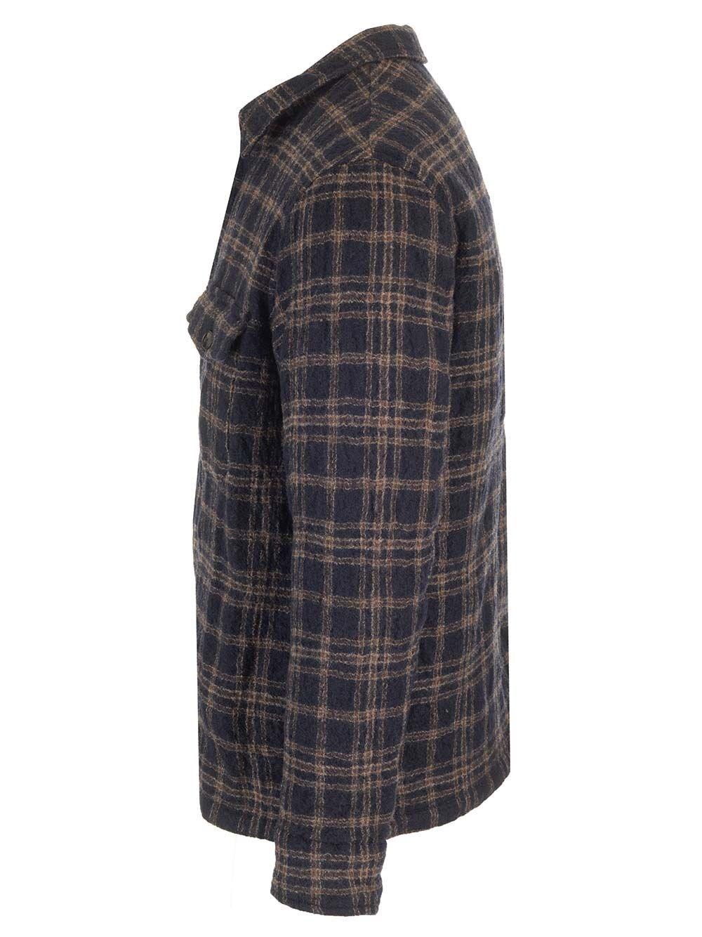 Al Duca D'Aosta Original Vintage Overshirt In Flanella