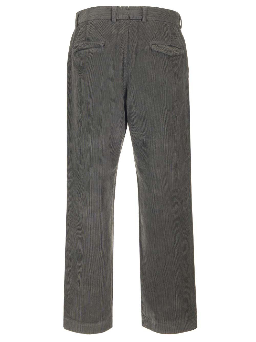 Al Duca D'Aosta Original Vintage PANTALONE IN VELLUTO MILLERIGHE