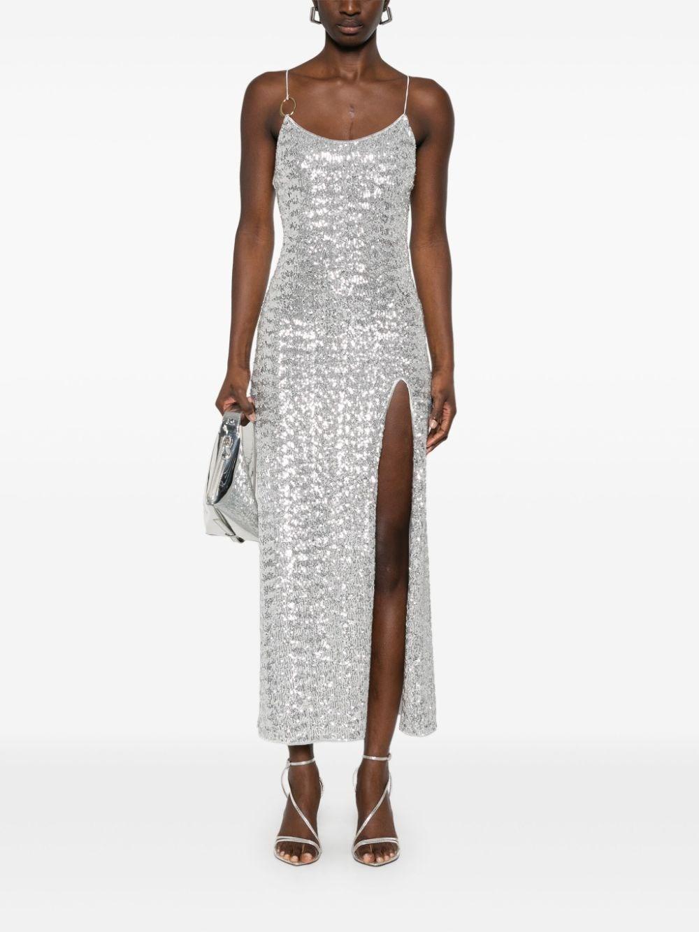 Al Duca D'Aosta Oseree Abito Sottoveste In Paillettes