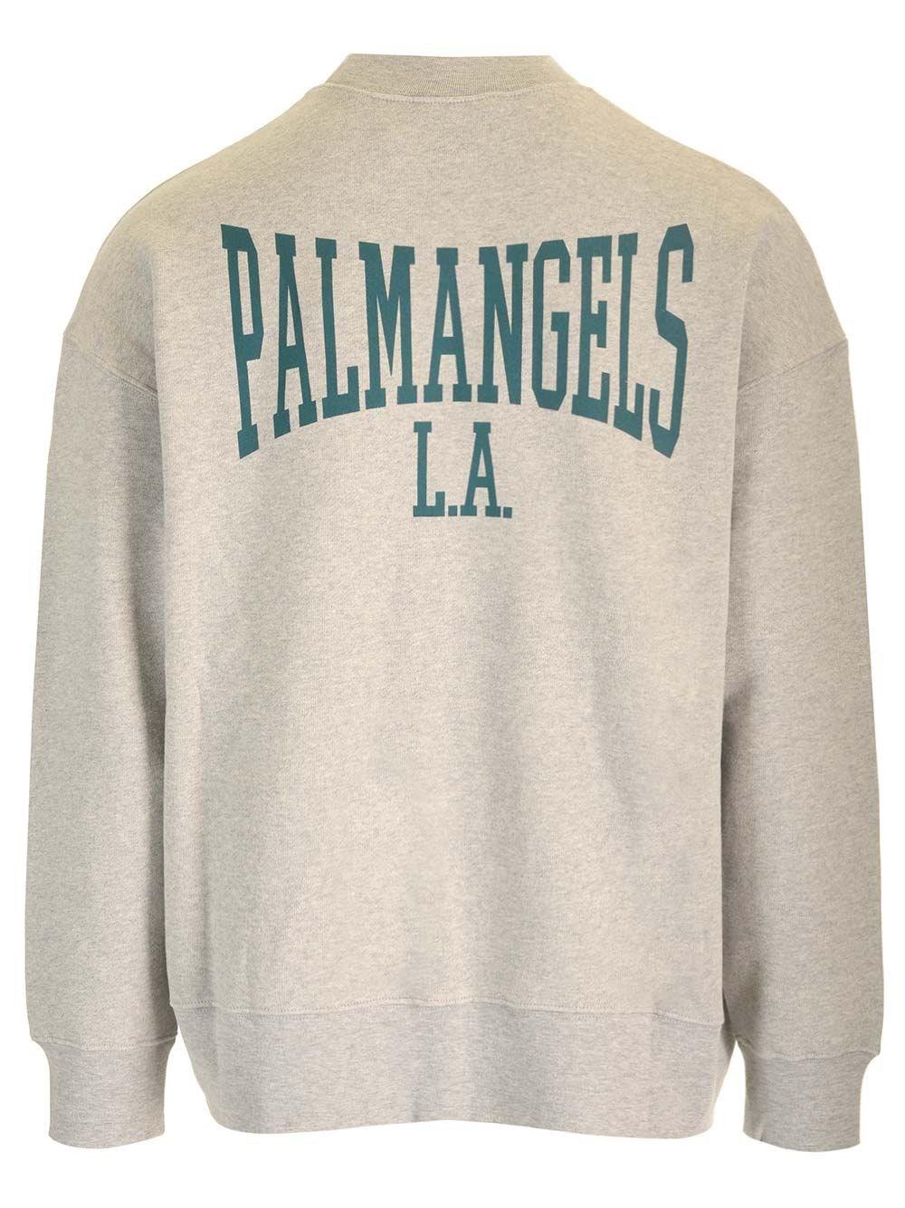 Al Duca D'Aosta Palm Angels Felpa In Cotone College