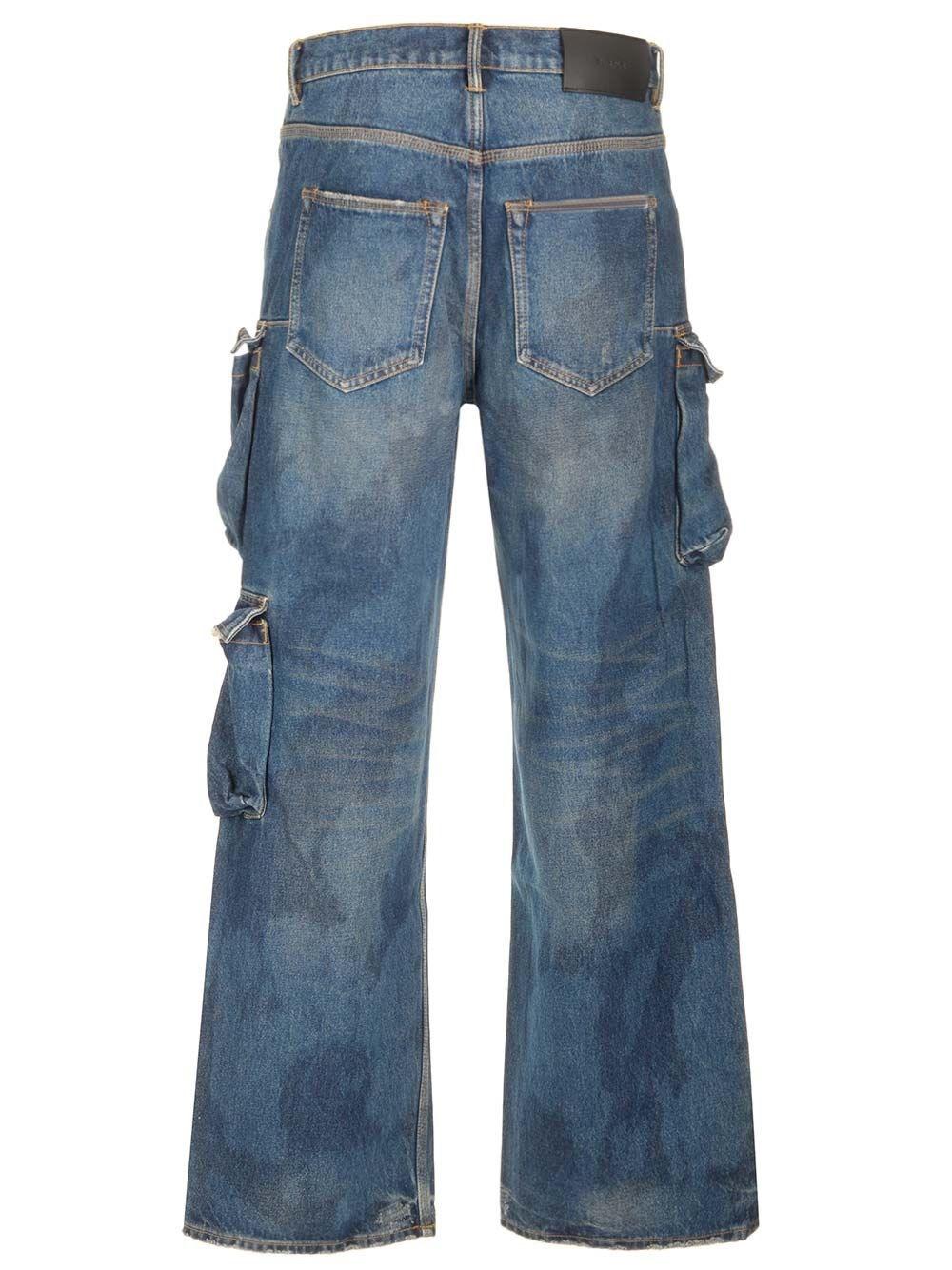 Al Duca D'Aosta Purple Jeans P018 Triple Pocket Cargo