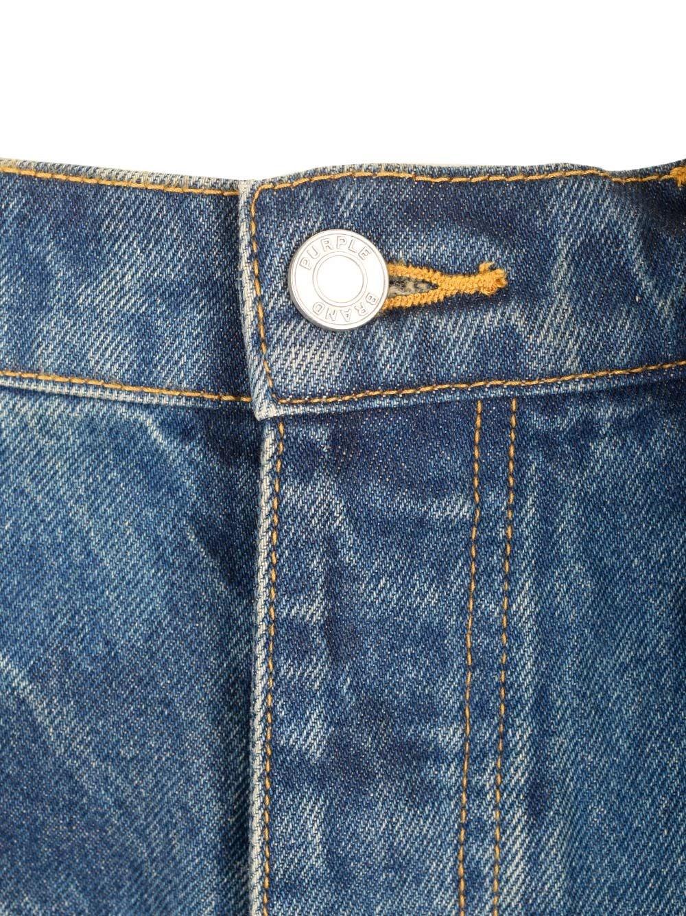 Al Duca D'Aosta Purple Jeans P018 Triple Pocket Cargo