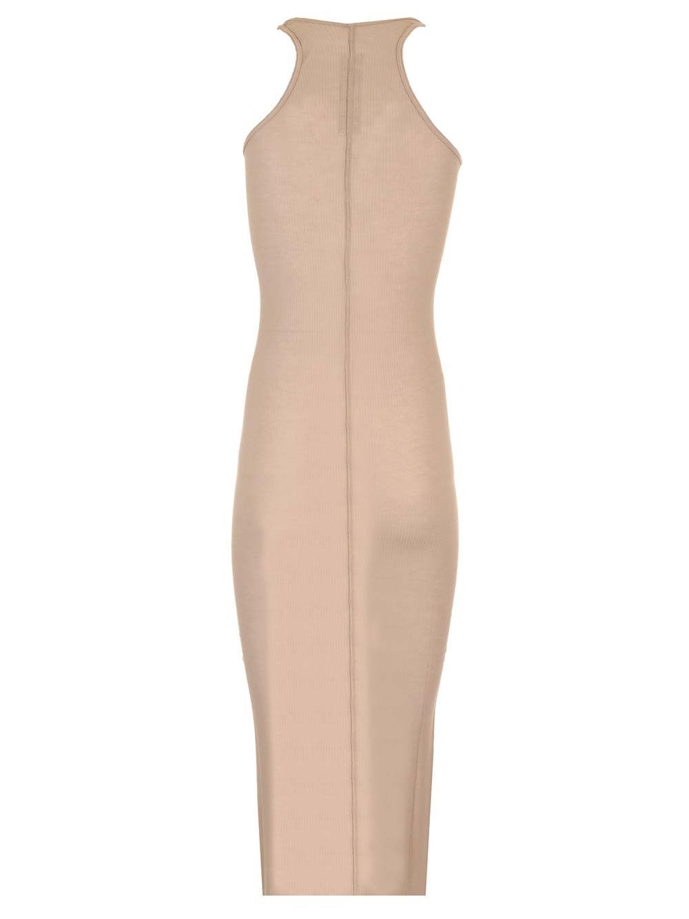 Al Duca D'Aosta Rick Owens Abito Lungo In Jersey A Costine