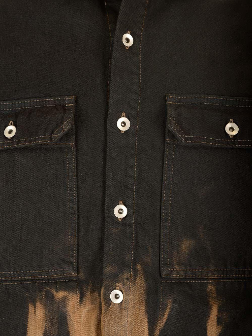 Al Duca D'Aosta Rick Owens Drkshdw Camicia In Denim