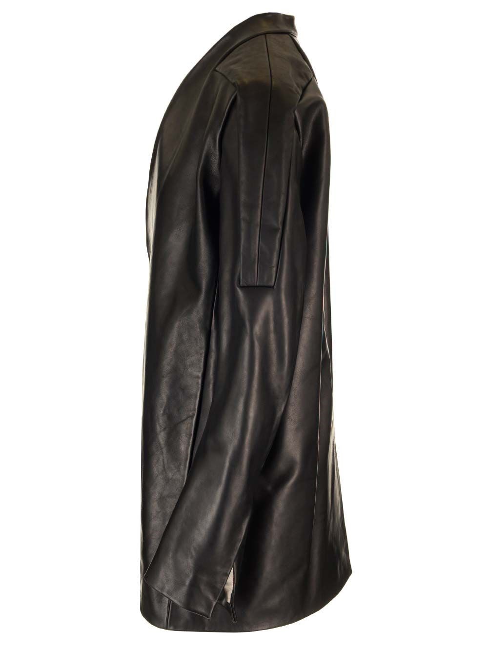 Al Duca D'Aosta Rick Owens Giacca "Officier" In Pelle Lavata