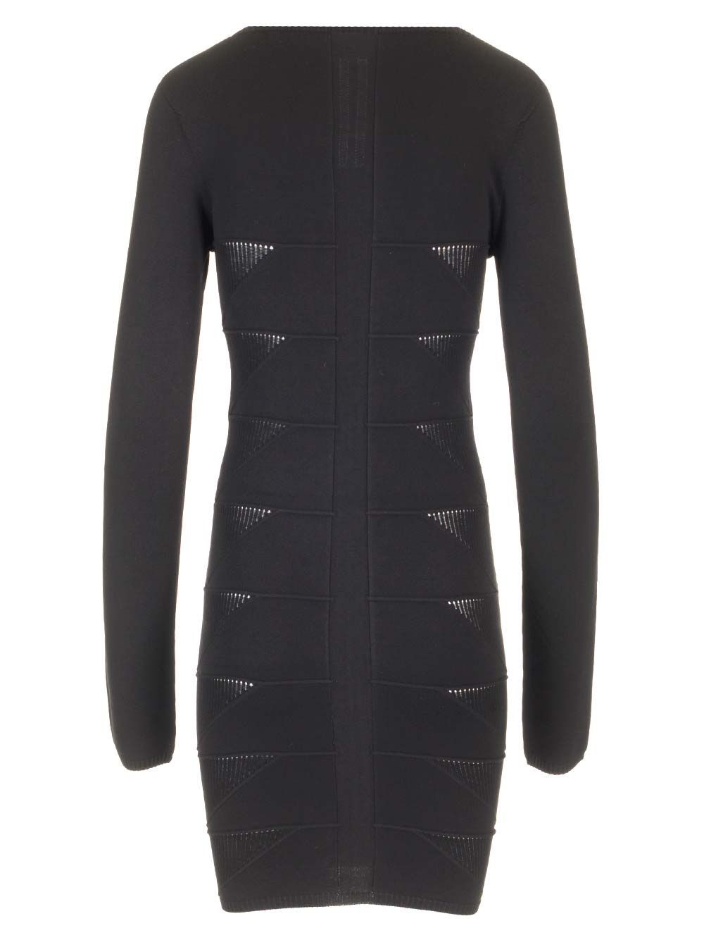 Al Duca D'Aosta Rick Owens Mini Abito In Maglia Di Viscosa