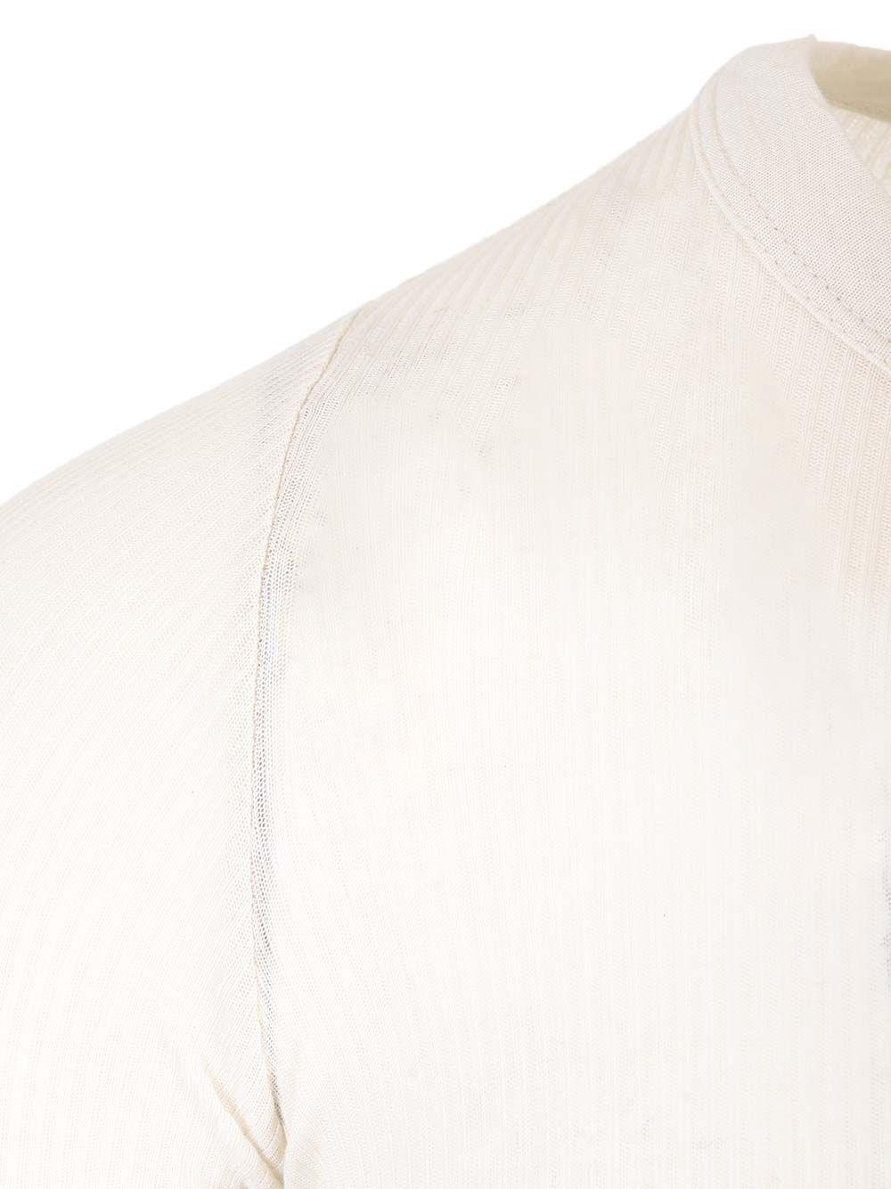 Al Duca D'Aosta Rick Owens T-SHIRT A MANICHE LUNGE BIANCA