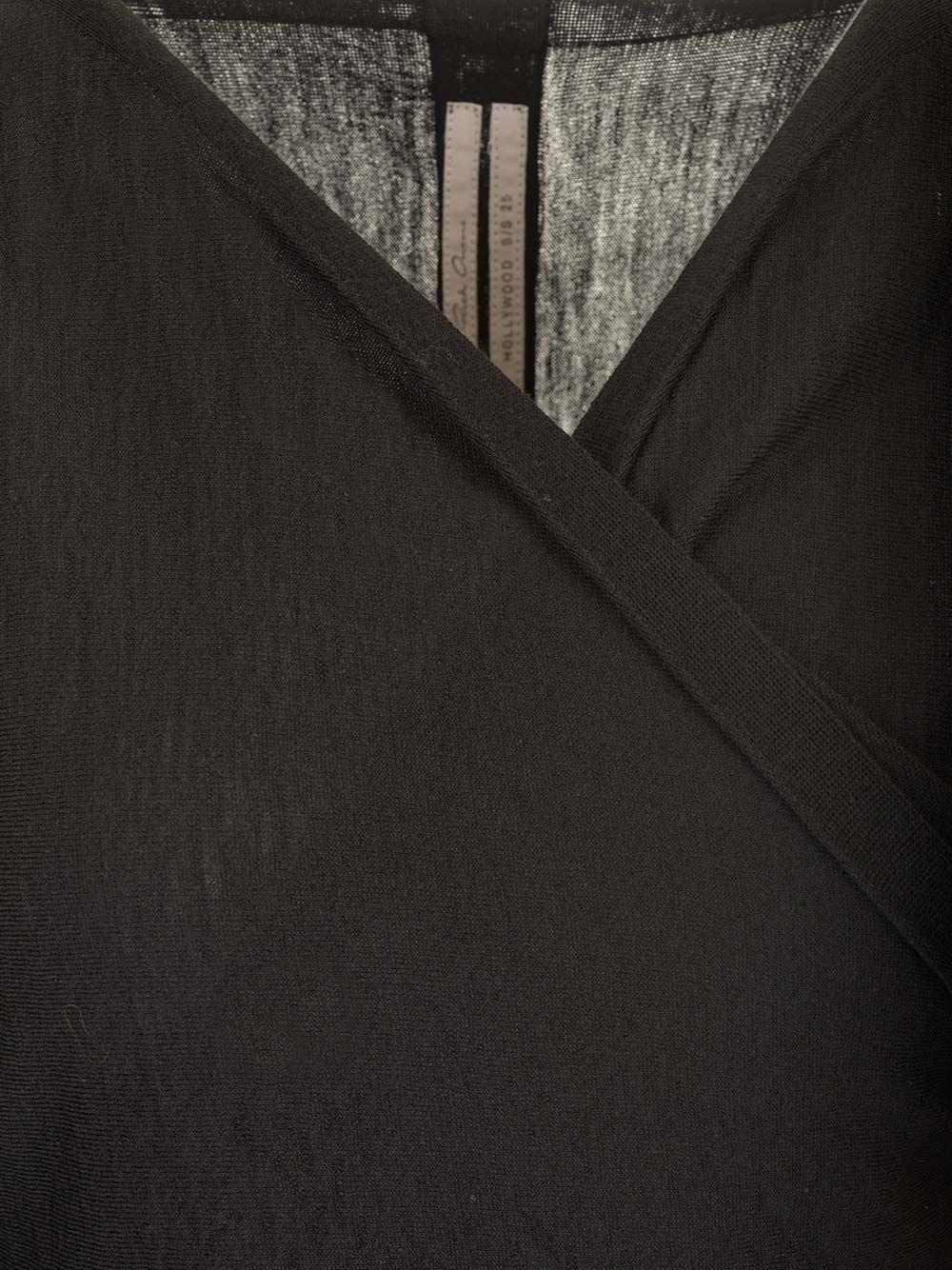 Al Duca D'Aosta Rick Owens Top Incrociato In Maglia