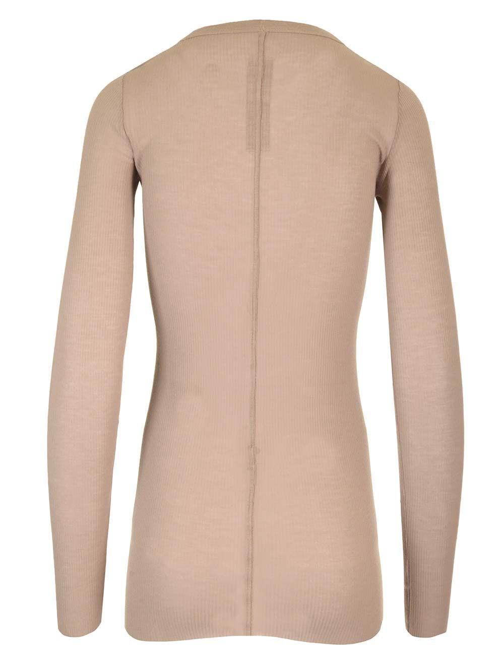 Al Duca D'Aosta Rick Owens Top Maniche Lunghe In Jersey