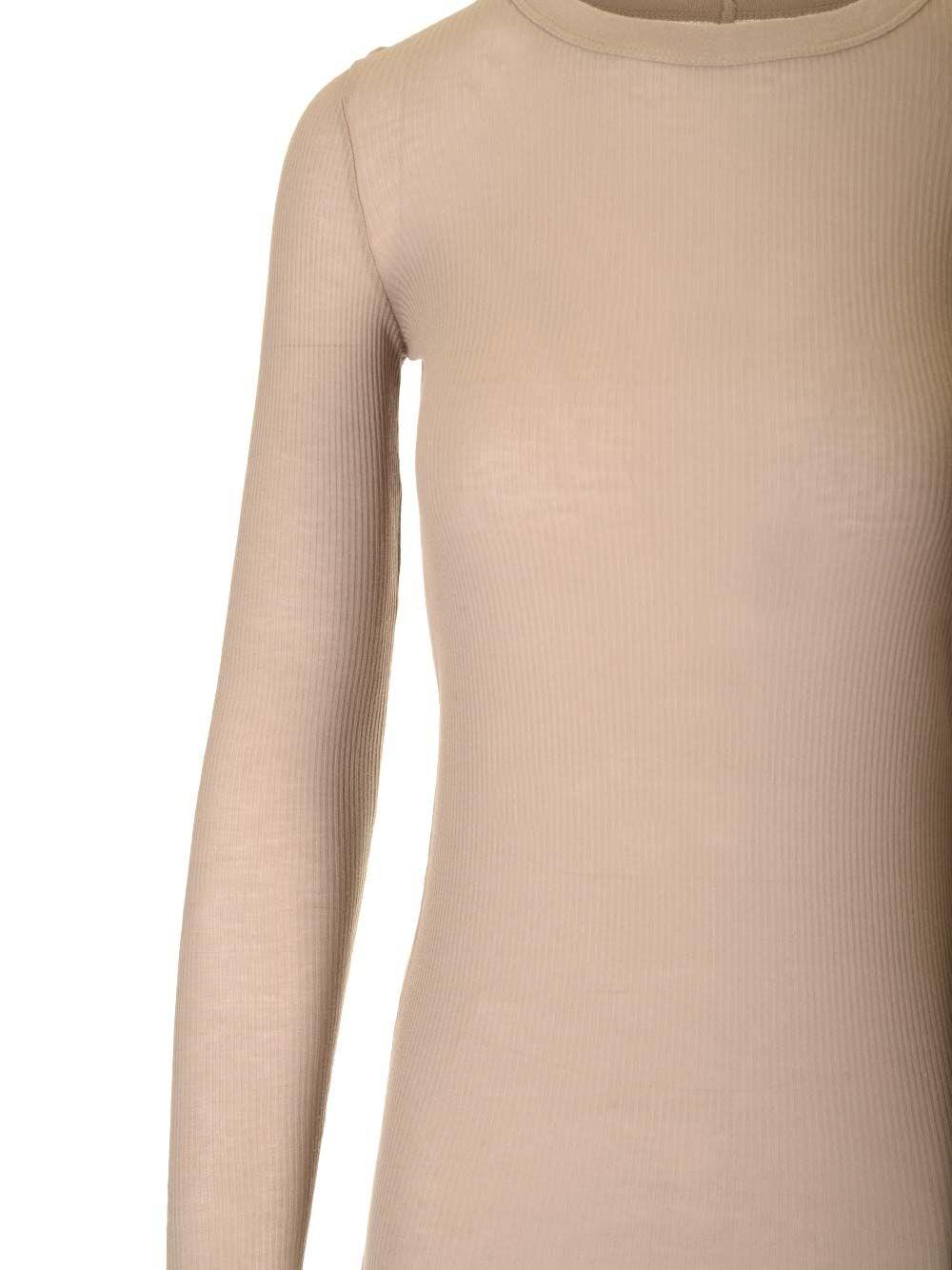 Al Duca D'Aosta Rick Owens Top Maniche Lunghe In Jersey