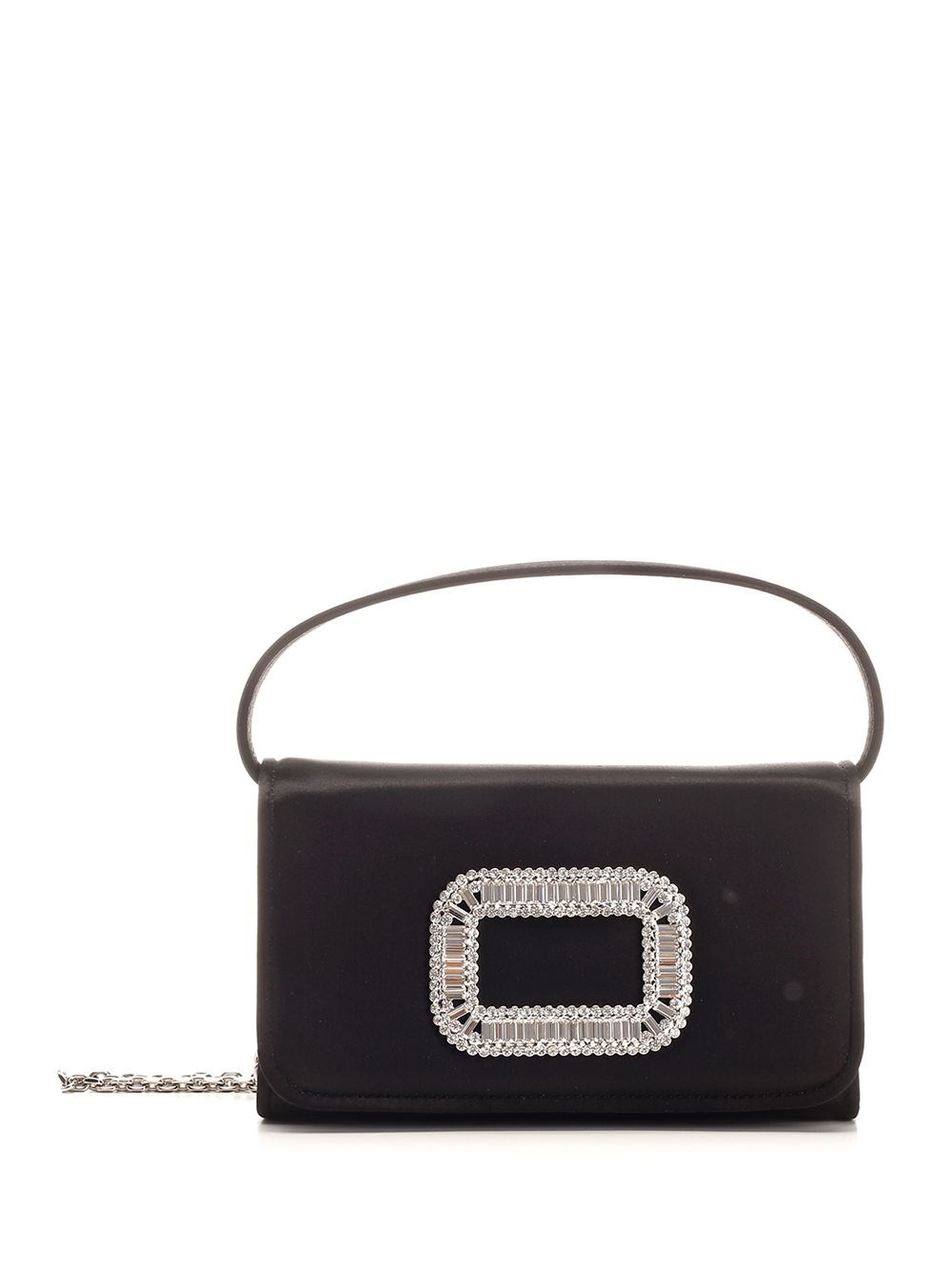 Al Duca D'Aosta Roger Vivier Borsa micro "Pilgrim" in satin