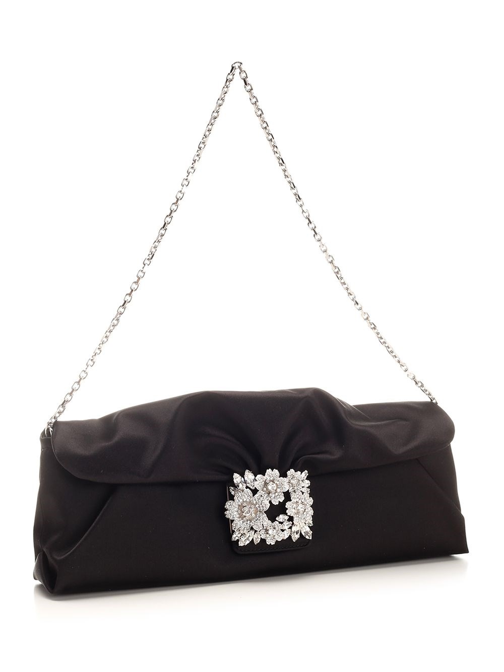 Al Duca D'Aosta Roger Vivier Clutch Con Fibbia "Bouquet Strass"