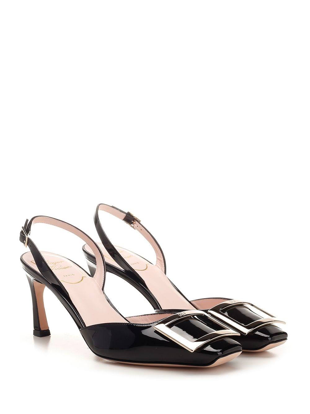 Al Duca D'Aosta Roger Vivier Slingback "Trompette" In Vernice