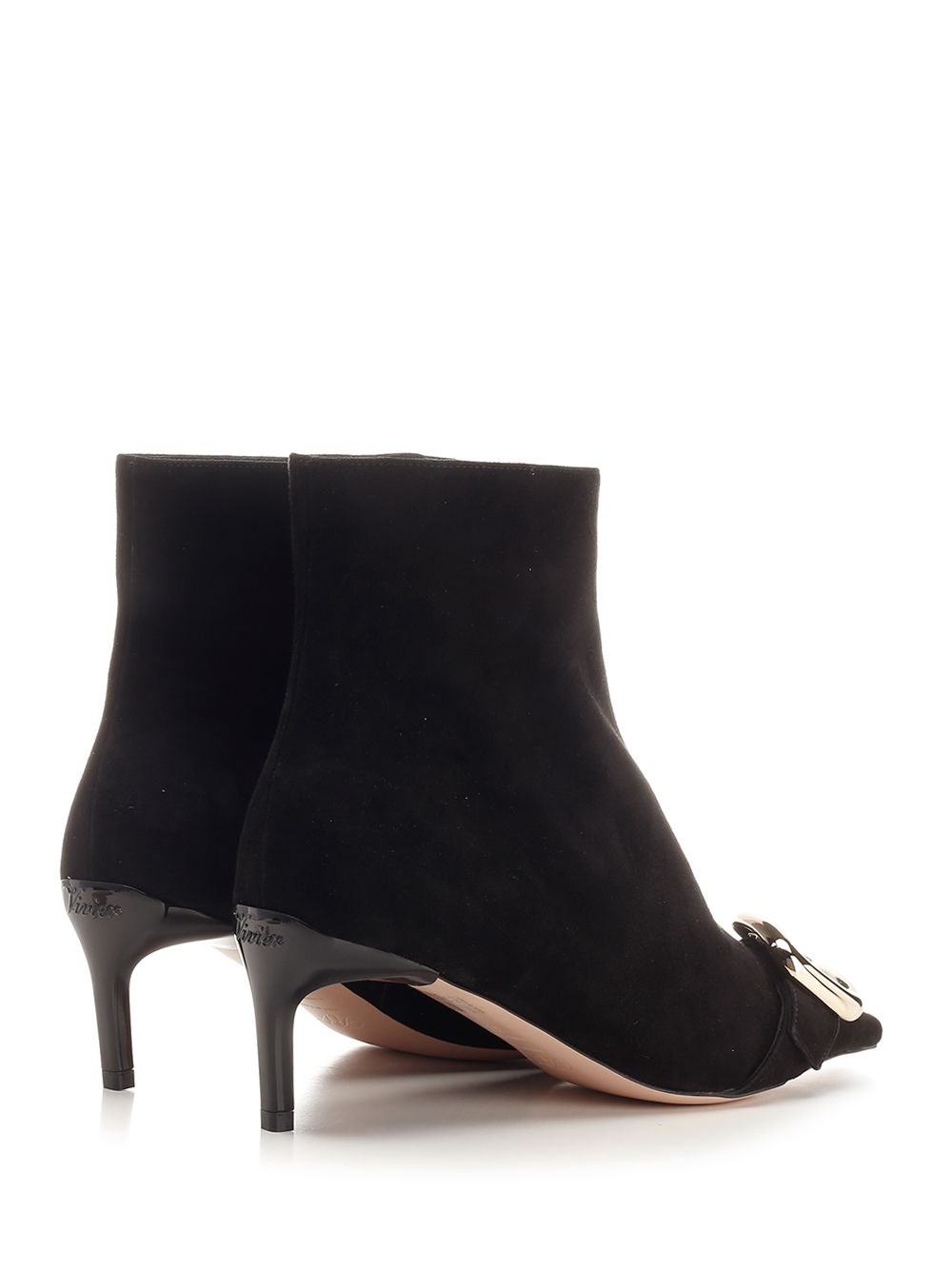 Al Duca D'Aosta Roger Vivier Stivaletti "Viv Canard" In Suede