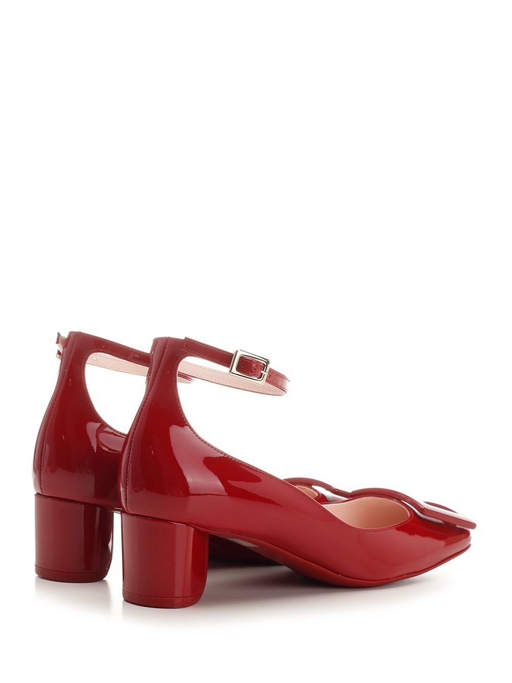 Al Duca D'Aosta Roger Vivier U LOOK LACQUERED ANKLE STRAP DEC 45