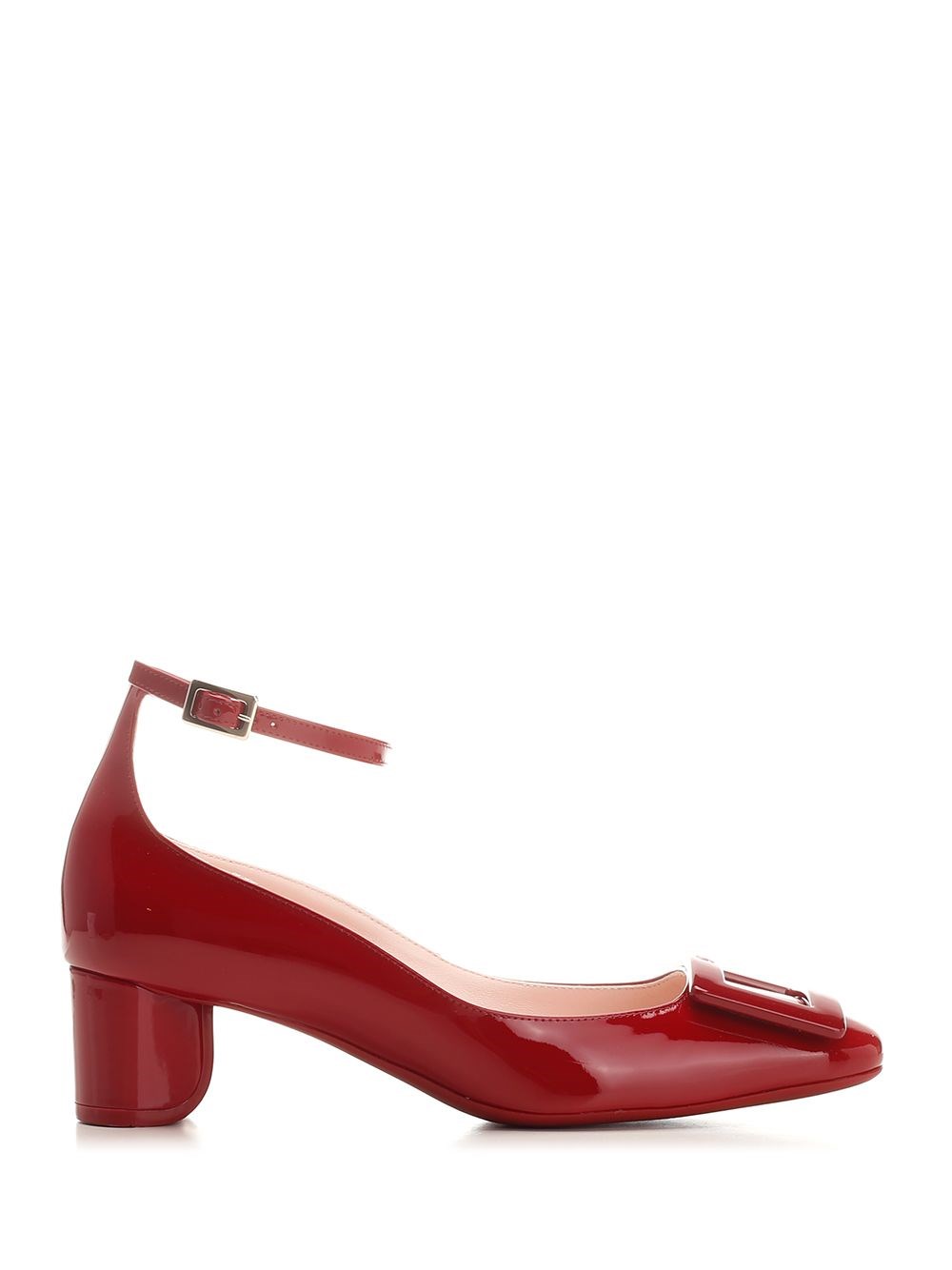 Al Duca D'Aosta Roger Vivier U LOOK LACQUERED ANKLE STRAP DEC 45