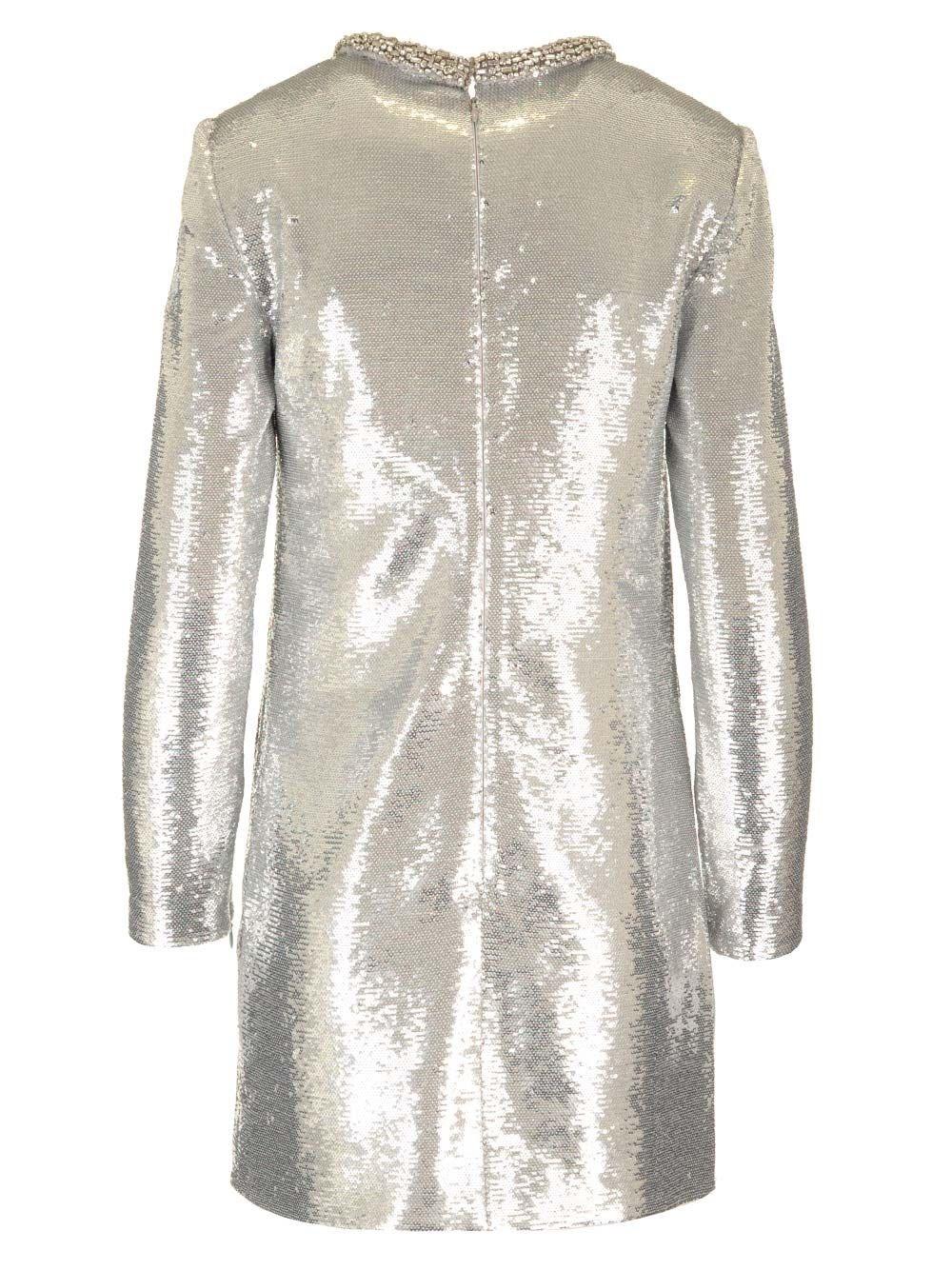 Al Duca D'Aosta Roland Mouret Miniabito A Maniche Lunghe Con Paillettes