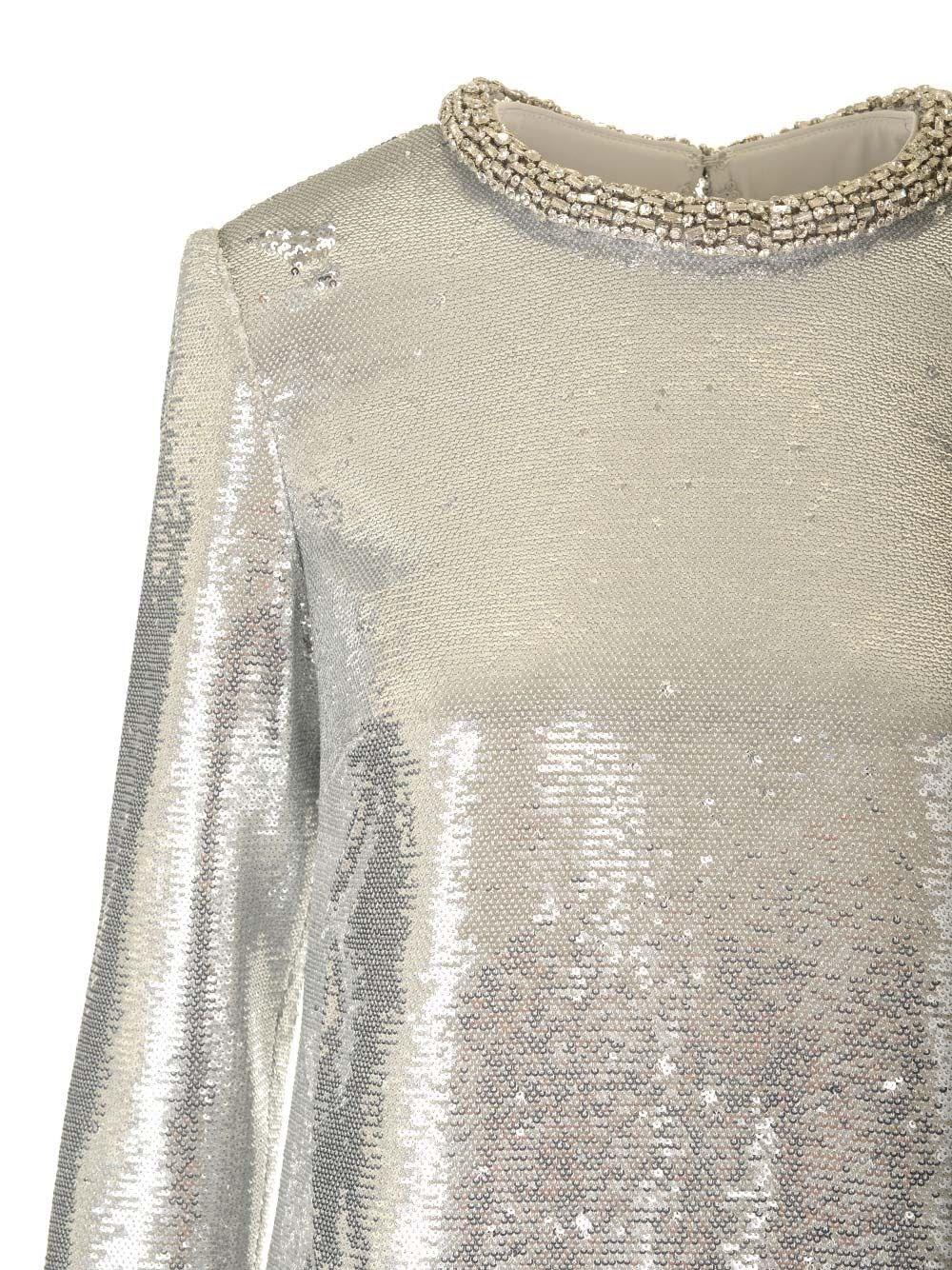 Al Duca D'Aosta Roland Mouret Miniabito A Maniche Lunghe Con Paillettes