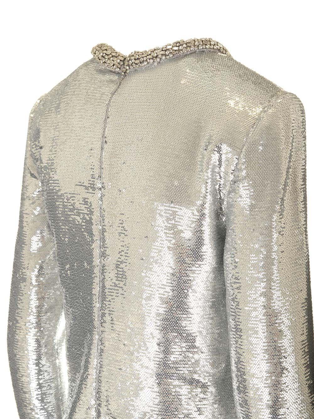 Al Duca D'Aosta Roland Mouret Miniabito A Maniche Lunghe Con Paillettes