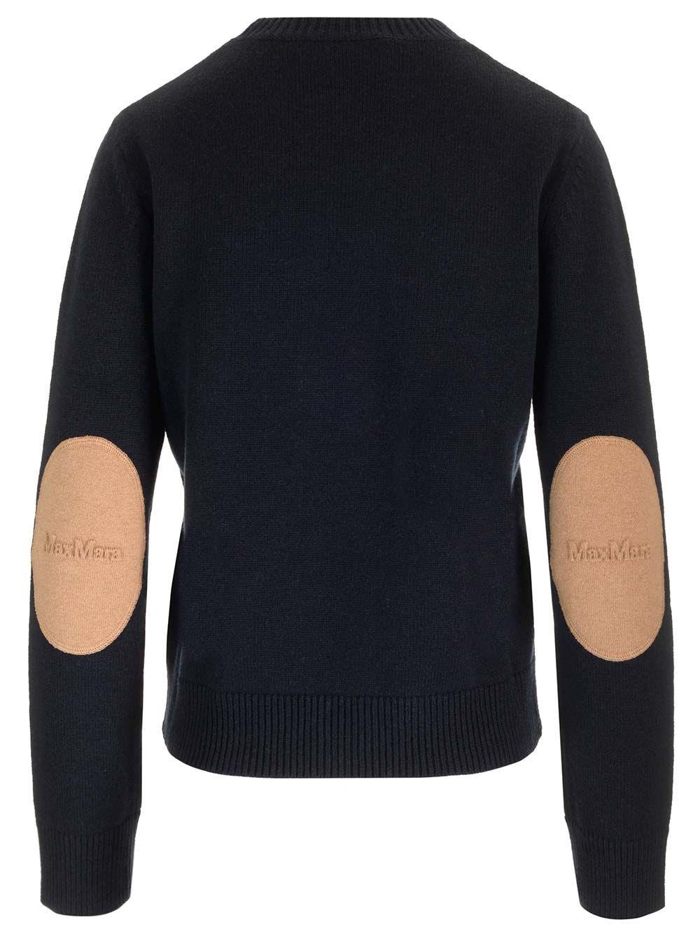 Al Duca D'Aosta 's Max Mara Maglione "Fedora" Con Toppe