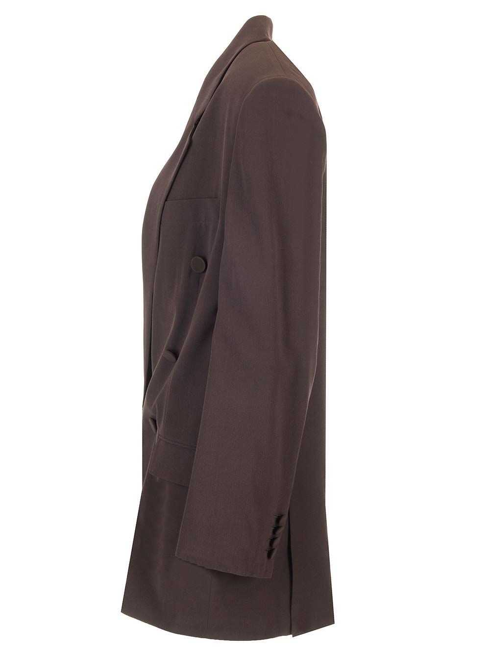 Al Duca D'Aosta Saint Laurent Blazer Doppiopetto In Seta