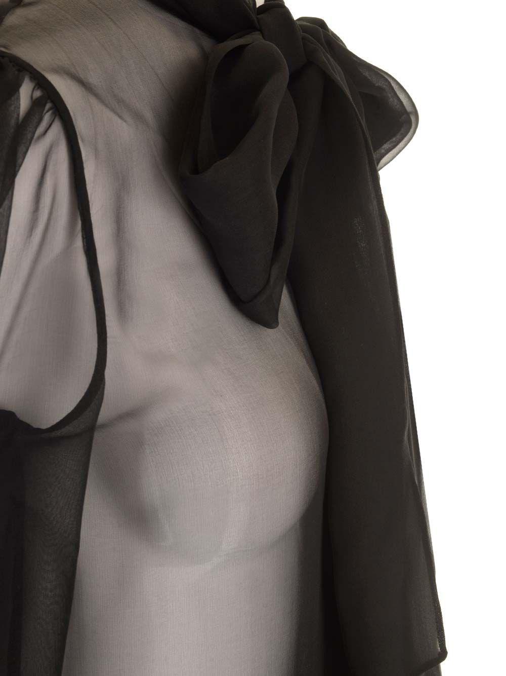 Al Duca D'Aosta Saint Laurent Blusa In Mussola Di Seta