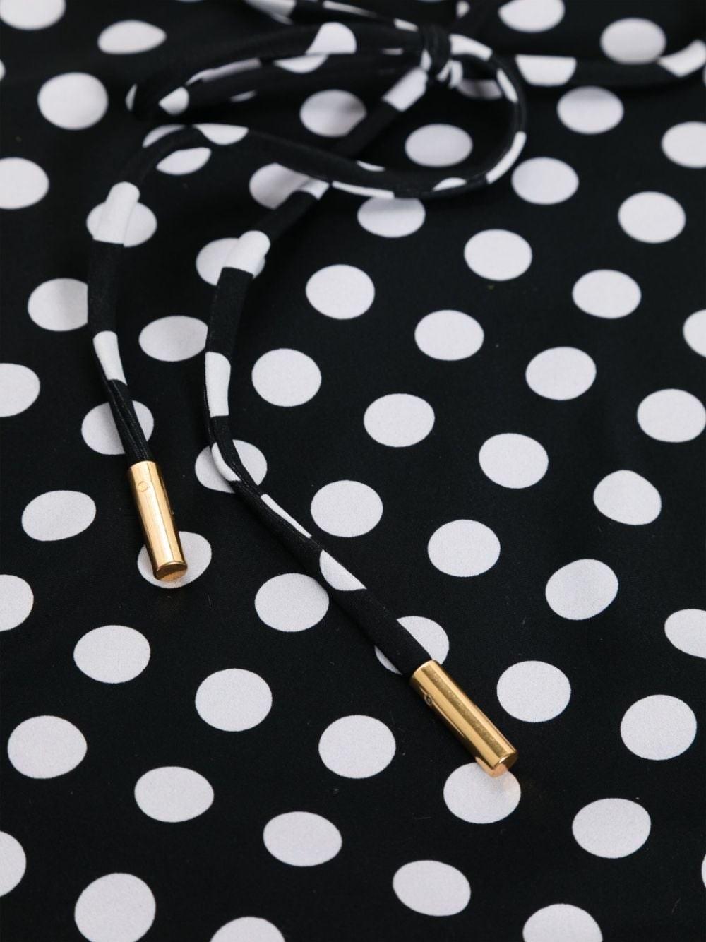 Al Duca D'Aosta Saint Laurent Costume Da Bagno Bustièr A Pois