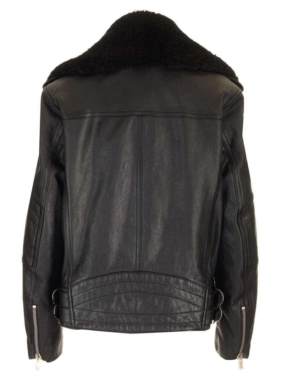 Al Duca D'Aosta Saint Laurent Giacca Biker In Pelle