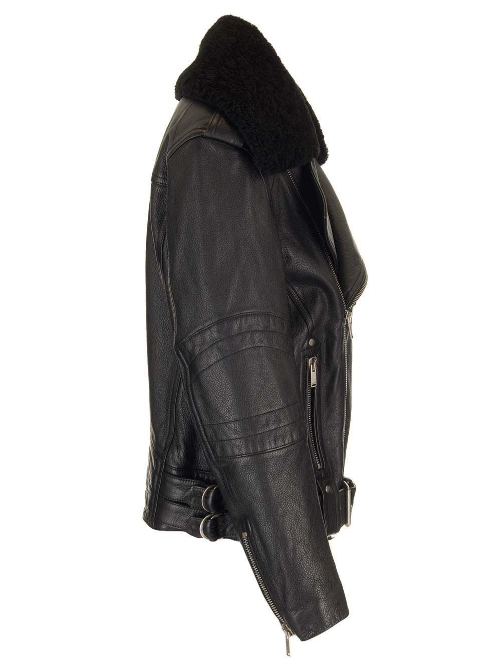 Al Duca D'Aosta Saint Laurent Giacca Biker In Pelle