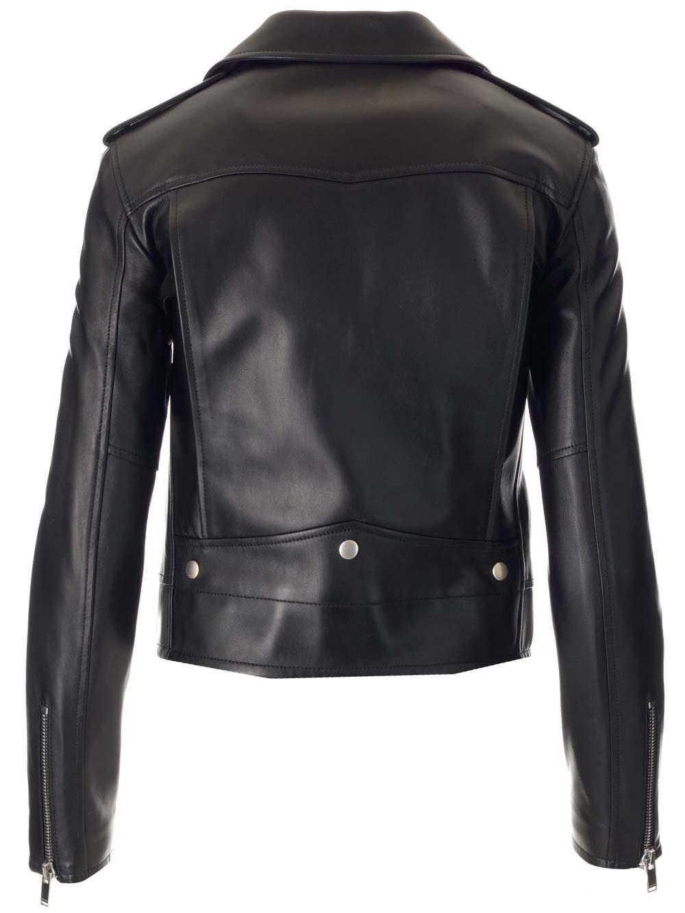 Al Duca D'Aosta Saint Laurent Giacca "Motorcycle" Nera