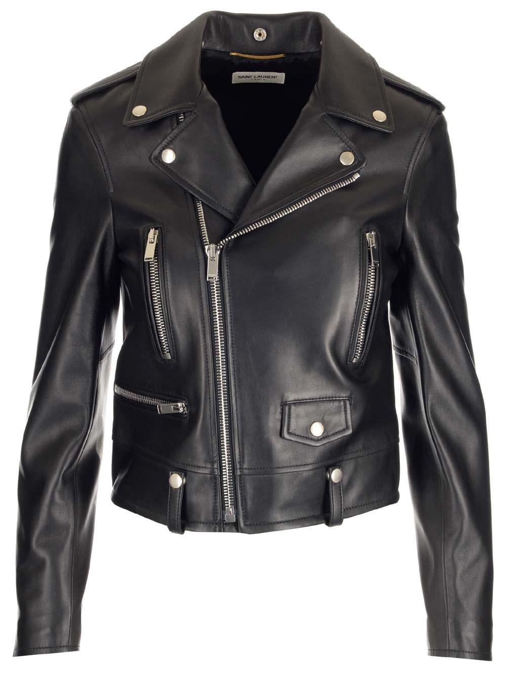 Al Duca D'Aosta Saint Laurent Giacca "Motorcycle" Nera