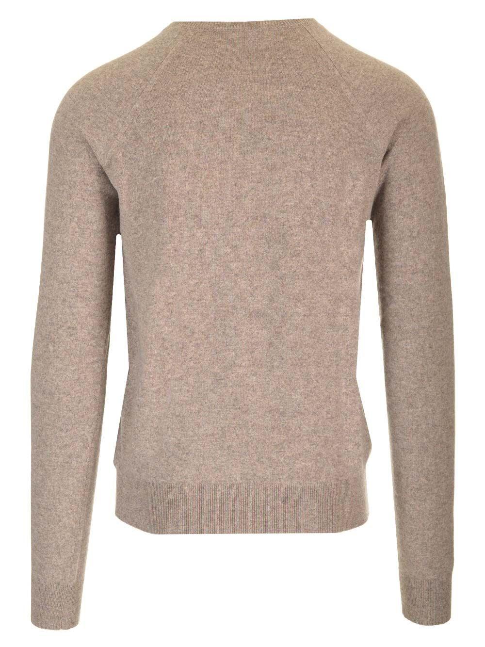 Al Duca D'Aosta Saint Laurent Maglia Girocollo In Cashmere