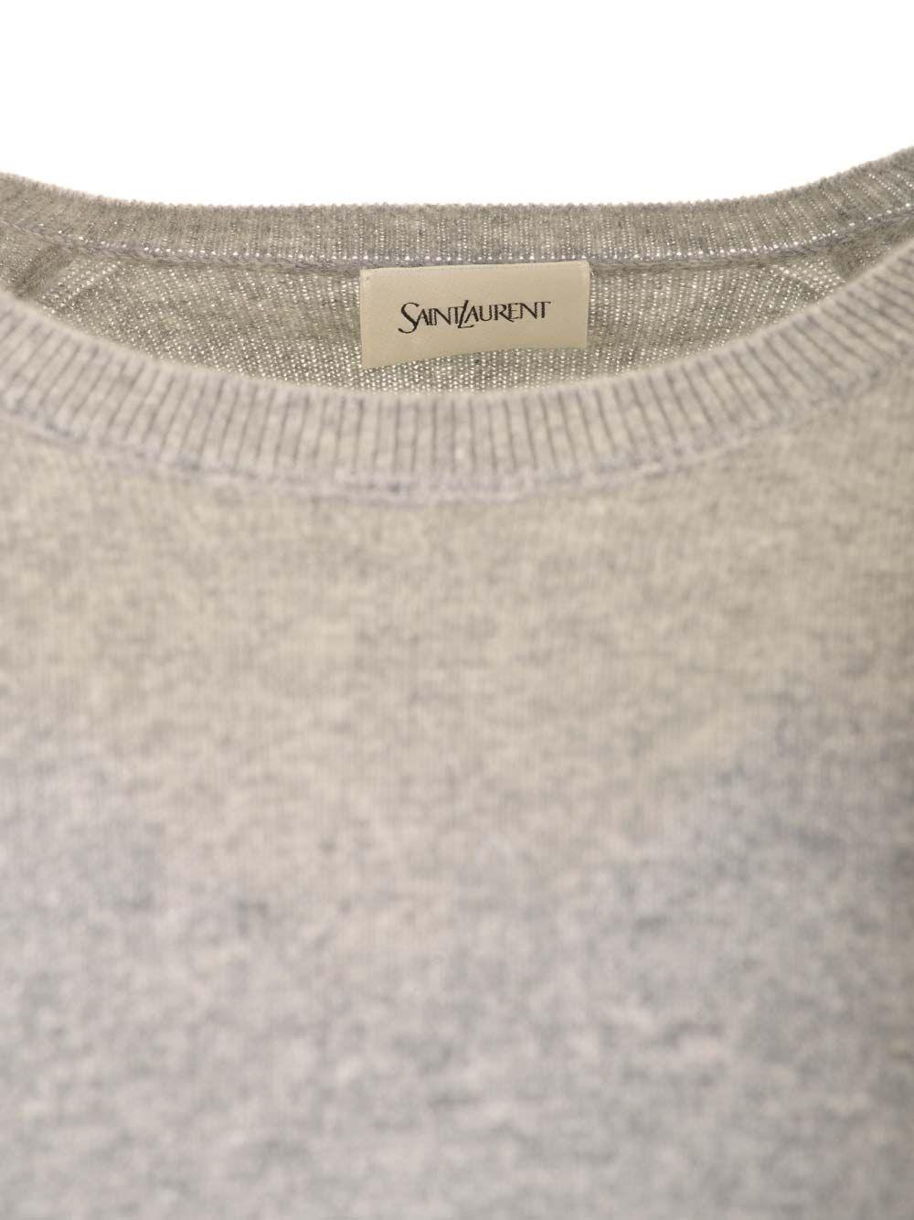 Al Duca D'Aosta Saint Laurent Maglia Girocollo In Cashmere