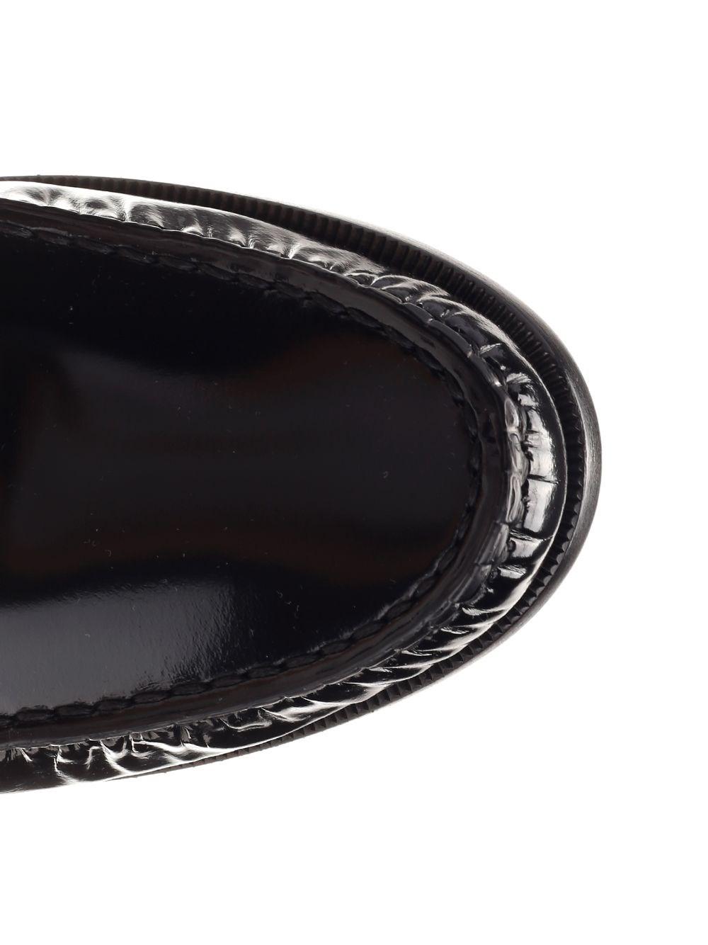 Al Duca D'Aosta Saint Laurent Mocassini Le Loafer In Pelle Lucida