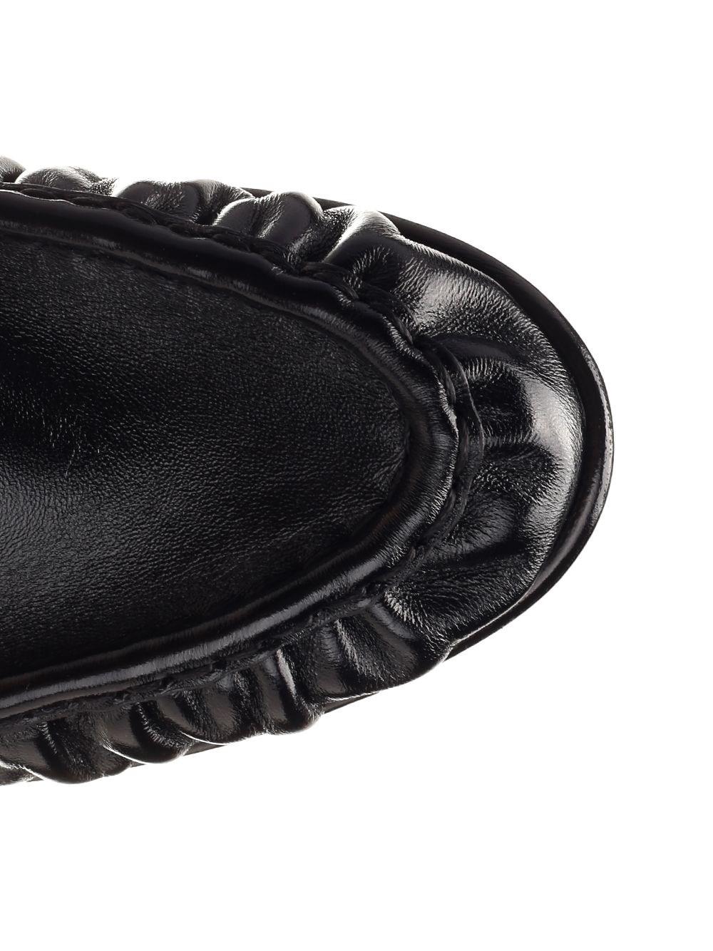 Al Duca D'Aosta Saint Laurent Mocassini LE LOAFER In Pelle Stropicciata Lucida