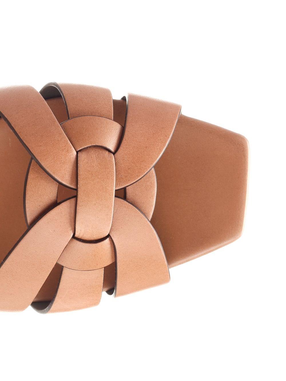 Al Duca D'Aosta Saint Laurent Sandali Nu Pieds Tribute 05 In Pelle