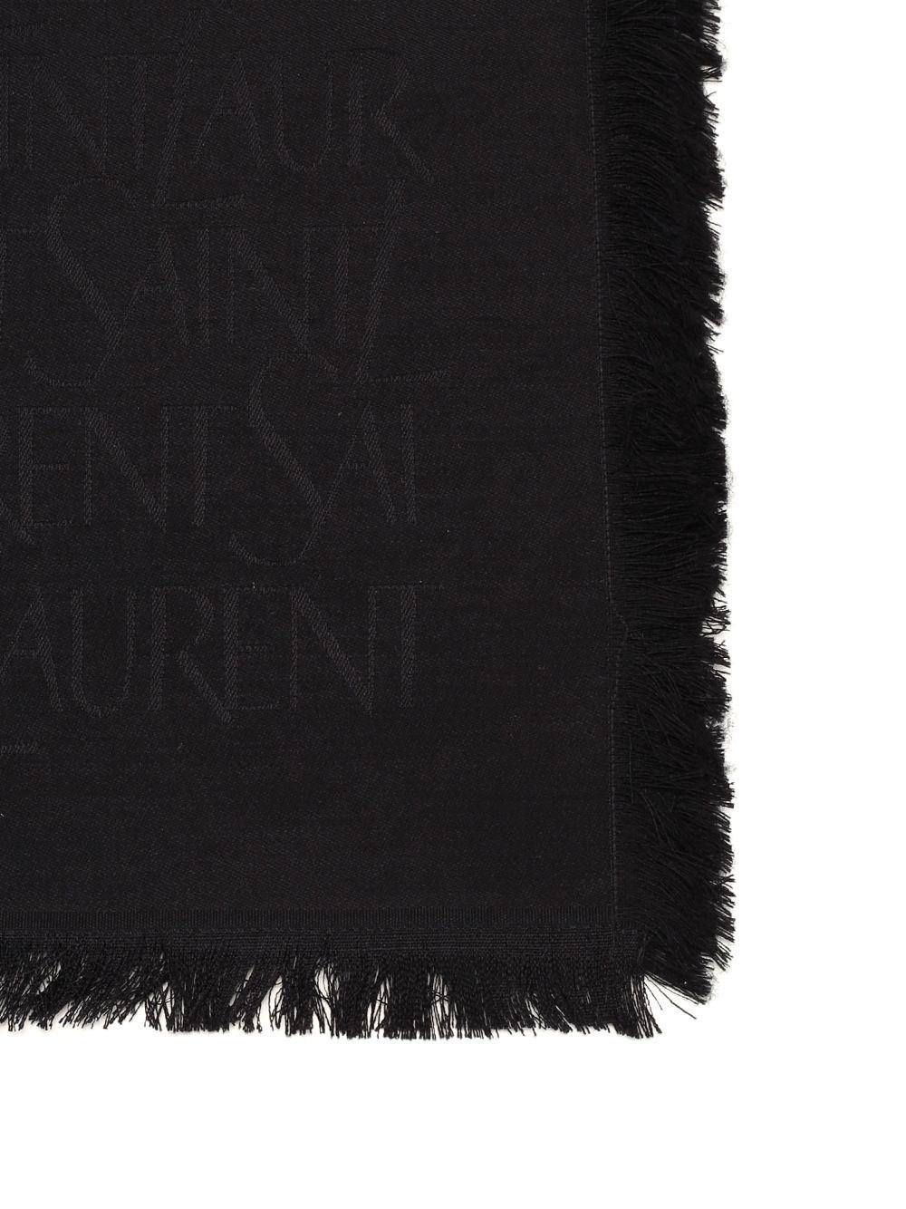 Al Duca D'Aosta Saint Laurent Sciarpa Jacquard Monogram