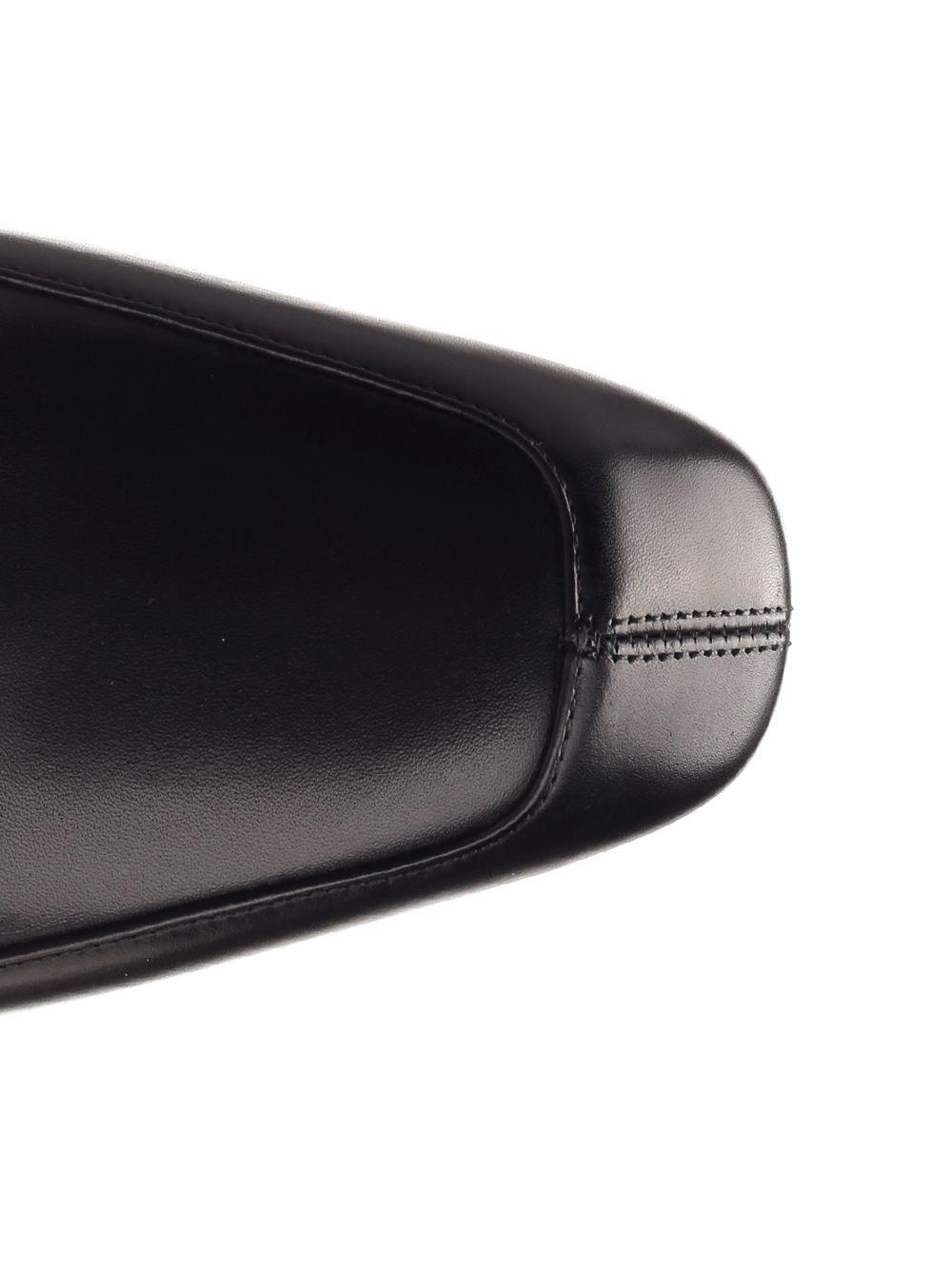 Al Duca D'Aosta Saint Laurent Stivaletti "Augustin" In Pelle Liscia