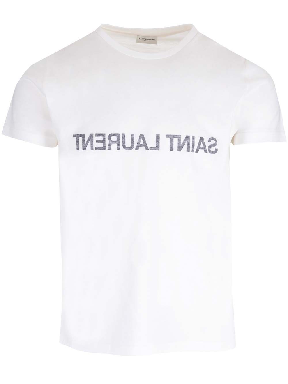 Al Duca D'Aosta Saint Laurent T-shirt bianca Saint Laurent